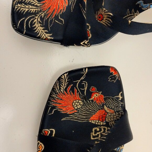 Casadei Vintage Limited Edition Geta Platform Heels - Picture 2 of 8